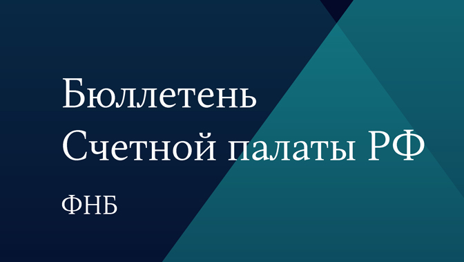 Бюллетень Счетной палаты РФ. ФНБ