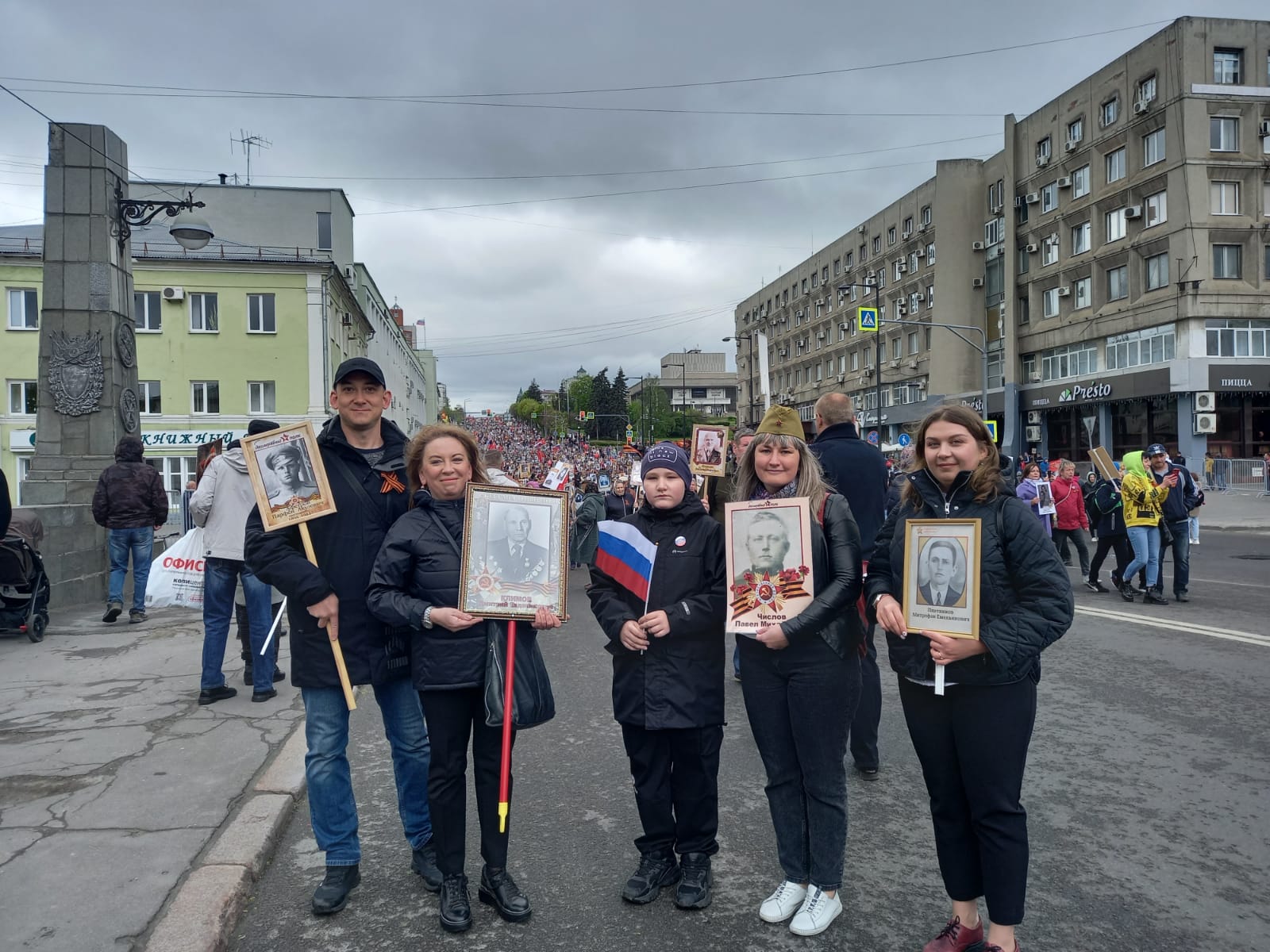 Сотрудники КСП Липецкой области приняли участие в акции «Бессмертный полк»